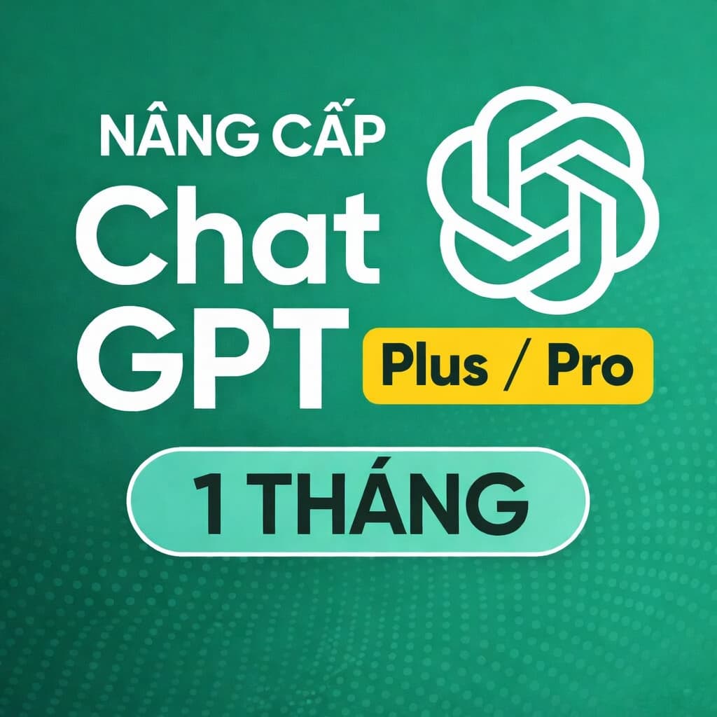 ChatGPT Plus / Pro  – Code X | 1 Tháng | Nâng Cấp Chính Chủ