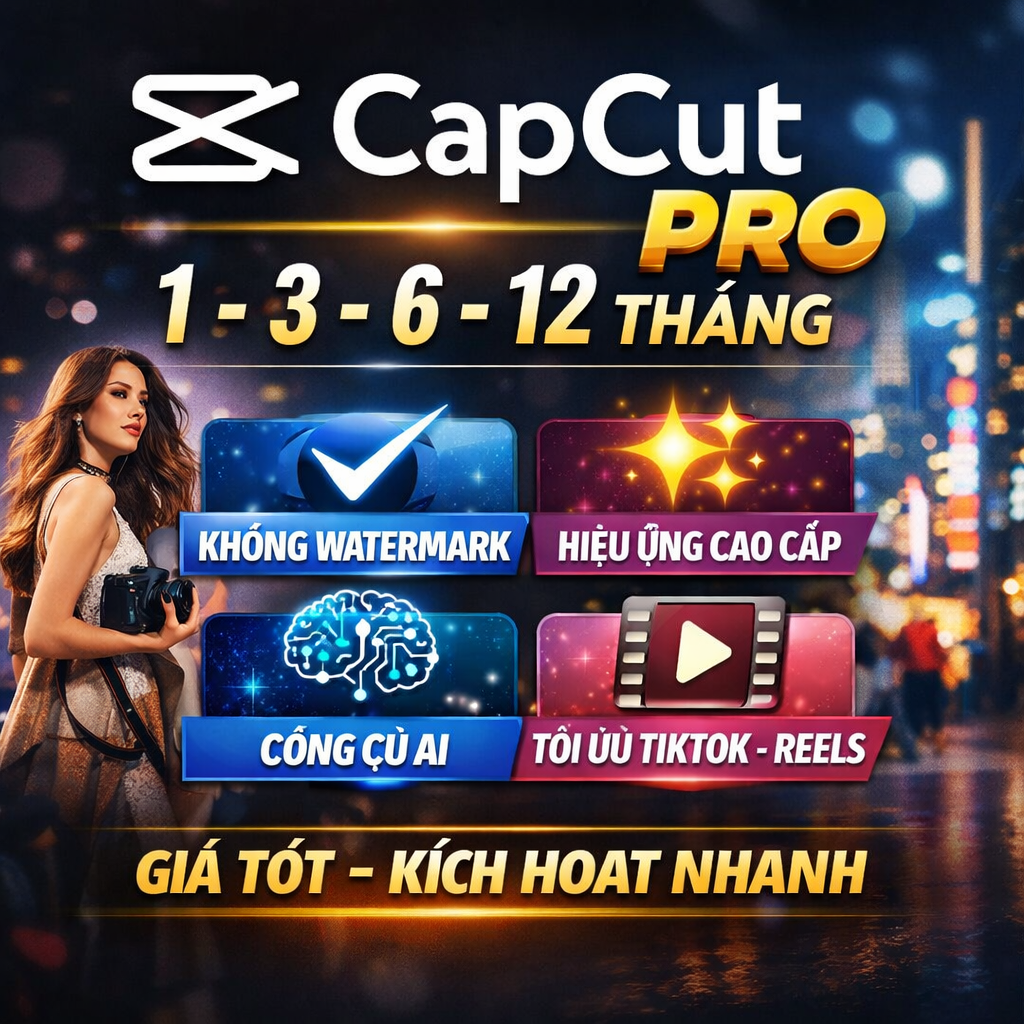 CapCup PRO 1 - 3 - 6 - 12 tháng